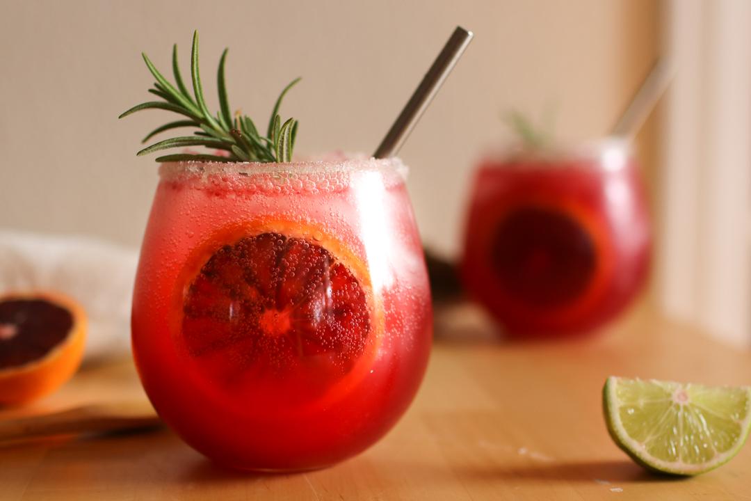 Winter Citrus Sparkler Mocktail