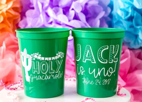 🎉 Personalized Cups, Stirrers, or Napkins